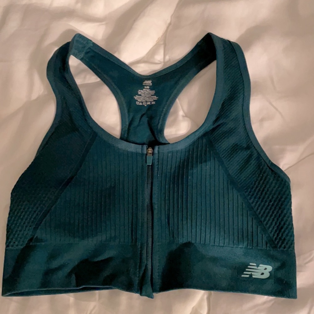 Teal New Balance Sports Bra